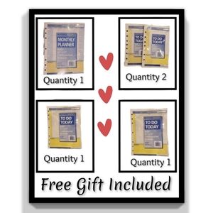 To-Do Writing Tablet Refills with Free Business Card Pages